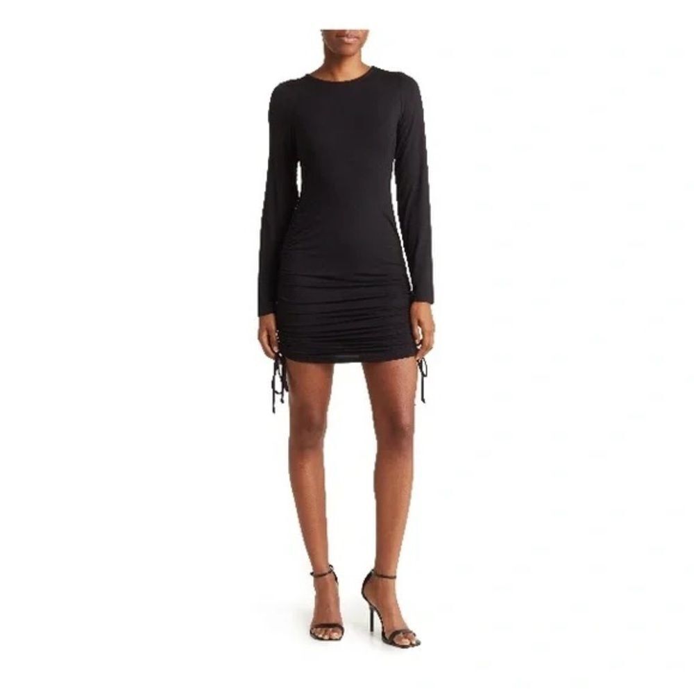 Melrose and Market Black Long Sleeve Dress